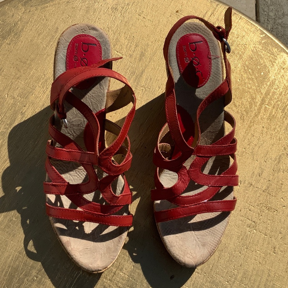 b.o.c. Women's Crimson Wedge Multi-Strap Sandals